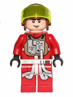 LEGO Minifigure -- B-Wing Pilot (75010)-Star Wars / Star Wars Episode 4/5/6 -- SW0455 -- Creative Brick Builders